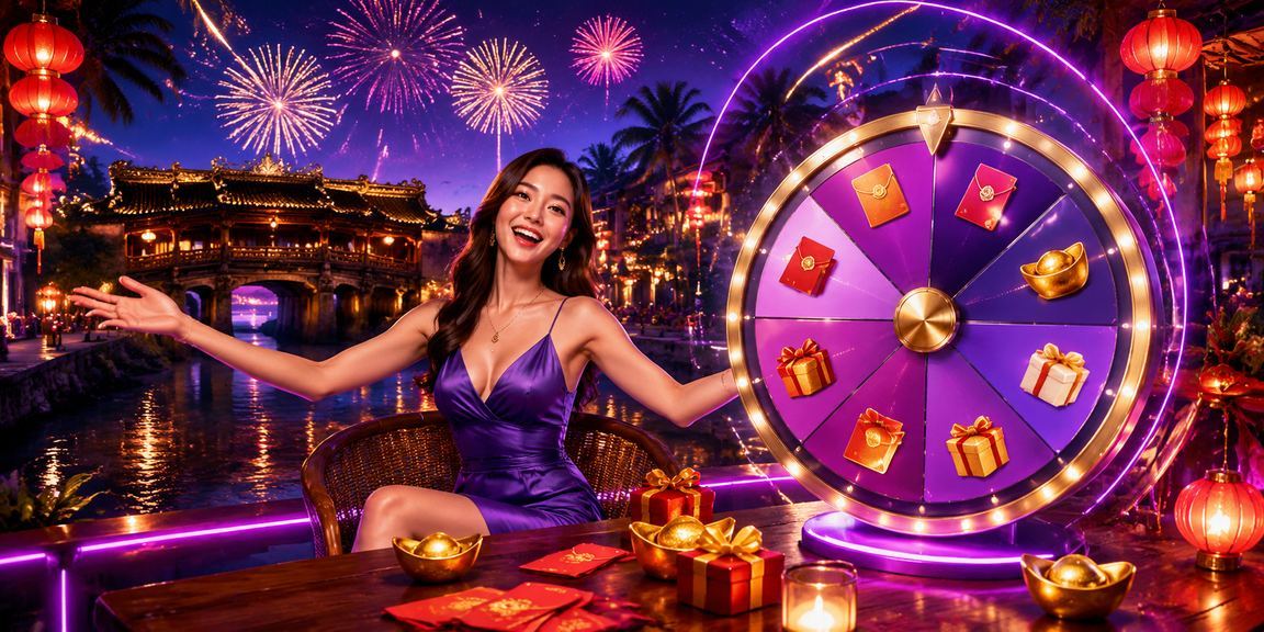Bàn roulette phong cách Hội An với ly cà phê Việt Nam